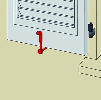 Productafbeelding Torbel Jaloezieën vleugelsluiting