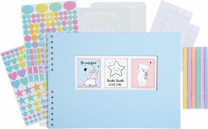 Actual product image Exacompta Scrapbooking Kit 32x 22 ScrapAddict Blue (32 x 22 cm)