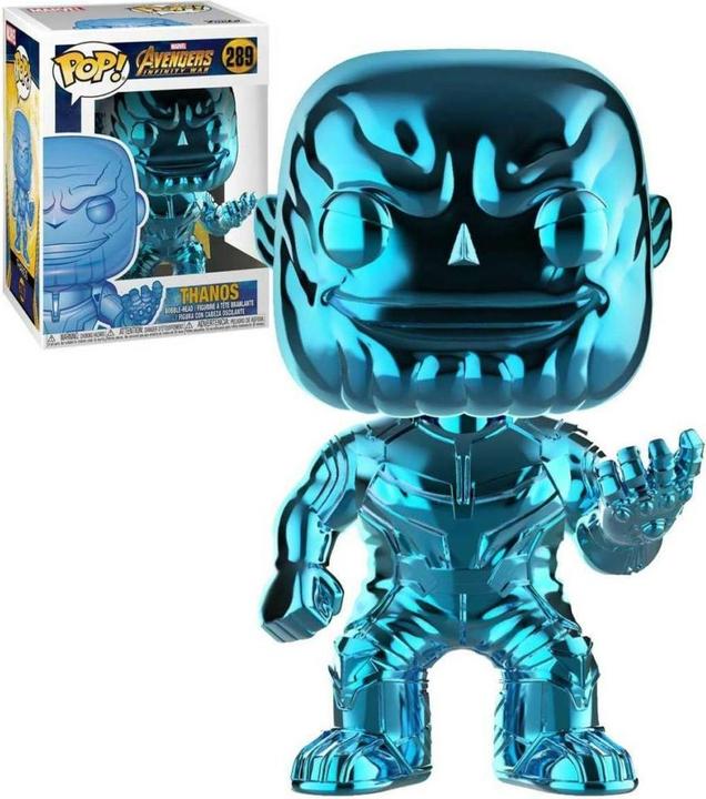 Actual product image Funko POP! The Avengers Infinity War Thanos Chrome Bleu