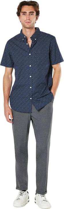 Actual product image Universal Textiles Mens Peak Ditsy Print Short-Sleeved Shirt (S)