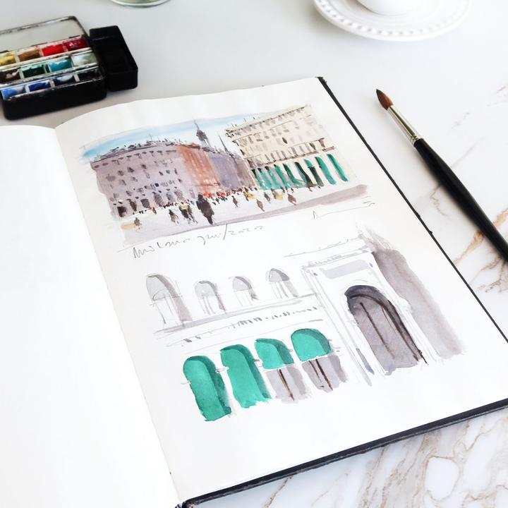 Immagine prodotto Hahnemühle Sketchbook A3 120g 64BL GEB. (A3, Copertina rigida)