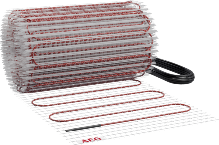AEG Haustechnik Turbo Thermo Boden TBS TC 200/2.5, chauffage électrique par le sol, tapis chauffant 2,5 m², 200