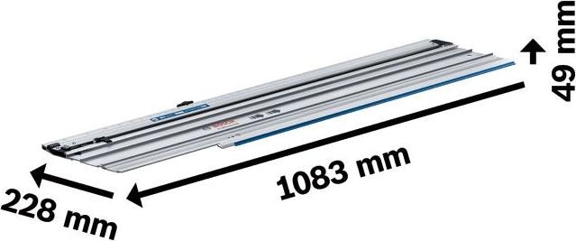 Produktbild Bosch Professional Führungsschiene FSN 740 X (silber, für Kreissäge GX) (112.40 cm)