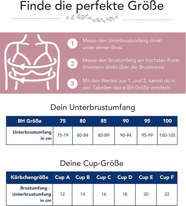 Produktbild Susa Dirndl-beha voor dames, wit, 95B (Einzelpack, 95 B)