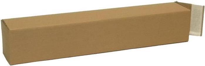 Produktbild Transpak Karton 1-wellig Quattropack m.SK-Verschluss Masse 108x108x610mm A1 Qualität 1.20 B braun braun (50 x)