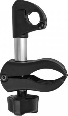 Actual product image Eufab Abnehmbarer Rahmenhalter, lang, abschliessbar, ø 2.5 cm (Black)