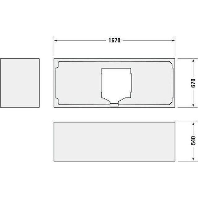 Thumbnail - Duravit, Badewanne, Krperformbadewanne Rechteckbadewanne Happy D,2 70 x 170 cm wei glatt 700311000000000 (220 l, 170 cm,...