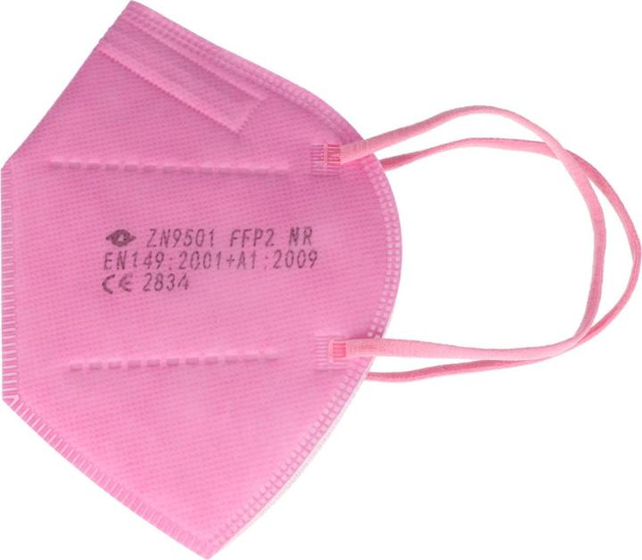 Immagine prodotto AccuCell 20 pezzi Maschera FFP2 rosa a 5 strati, certificata secondo DIN (FFP2, 20 x)