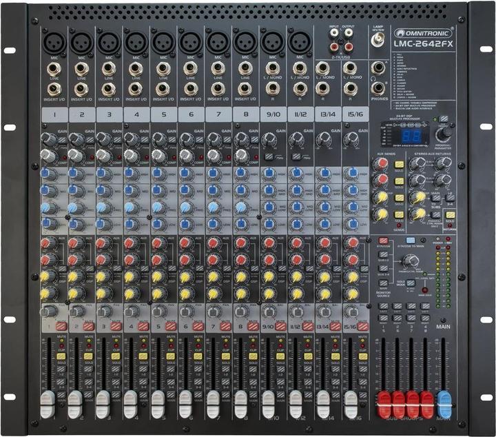 Omnitronic LMC2642FX USB MIXER (Studio- and Livemixer)