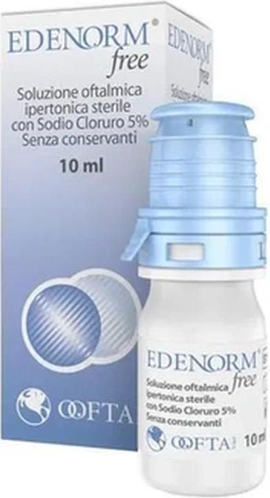 Produktbild Fidia Pharmaceuticals Edenorm Free Eye Drops Ophthalmic Solution 10 Milliliters (10 ml, 1 Stück)