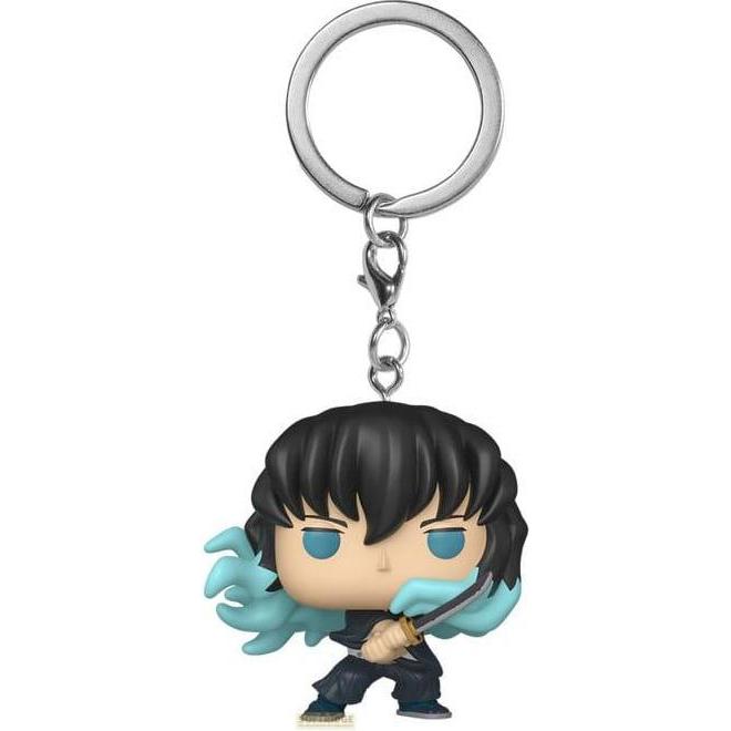 Funko, Schlüsselanhänger, Demon Slayer: Kimetsu no Yaiba POP! Vinyl Schlüsselanhänger 4 cm Muichiro (Attack) Display (12...
