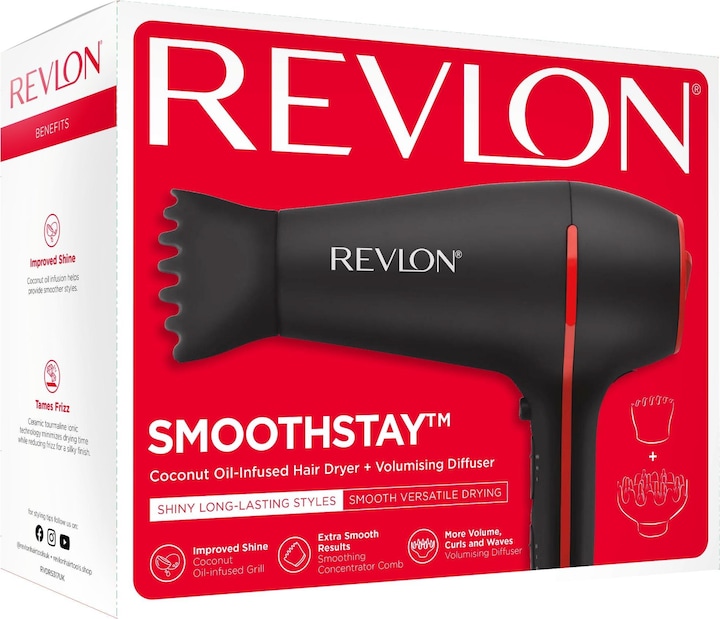 Produktbild Revlon Haartrockner Smoothstay mit Kokosöl-Infusion RVDR5317E