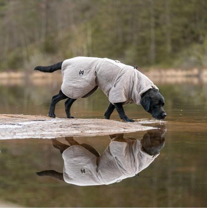 Actual product image Non-Stop Dogwear Non-Stop - Dry Blanket - Sand - 45 (45, Dog coat)