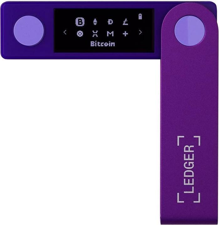 Produktbild Ledger Nano X Amethyst Purple (Ripple, Bitcoin, Bitcoin Cash, Litecoin, Cardano, TRON, Ethereum Classic, Ether, Stellar, Monero, Dogecoin)