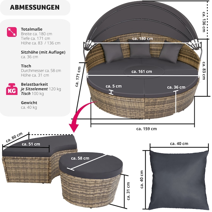 Image du produit tectake Santorin