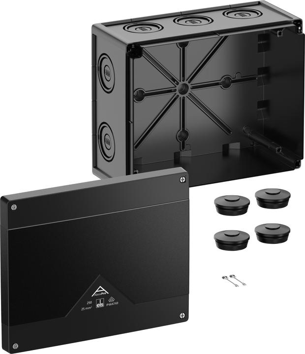 Actual product image Spelsberg 42500001 Junction box (L x W x H) 202 x 252 x 120mm Black IP66, IP67, IP69 1pc.