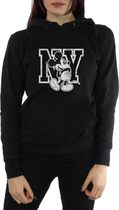 Immagine prodotto Disney Mickey Mouse NY Kicking Felpa con Cappuccio Donna (XS)