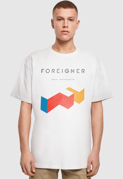 Produktbild Merchcode Foreigner Rock Band - Agent Provocateur Heavy Oversize Tee - 197351 (M)