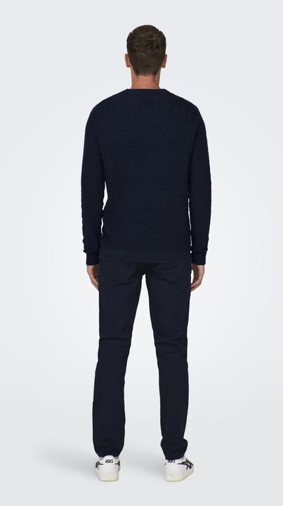 Produktbild Only & Sons Onskalle Reg 12 Struc Crew Knit Noos (S)