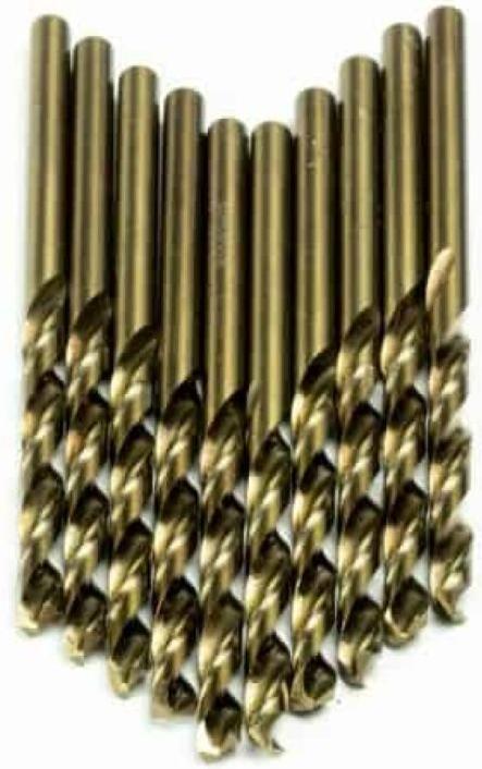 Actual product image Euroboor 51522001000004 TDCO.010/D Spiralbohrer-Set, HSS-Co, 1 mm, 135-Grad-Spitzenwinkel (1 mm)