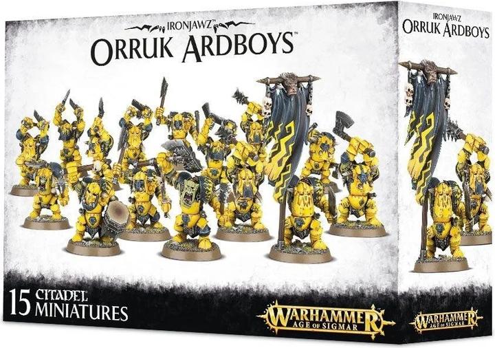 Actual product image Games Workshop Warhammer AoS - Ironjawz Orruk Ardboyz