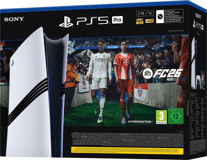 Produktbild Sony PS5 Konsole PRO DIGITAL (2TB) FC26