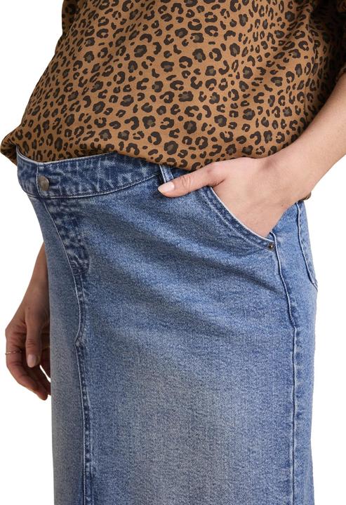 Actual product image Envie de Fraise Langer Umstandsrock mit Schlitz vorn aus Recycling-Baumwolle (40)