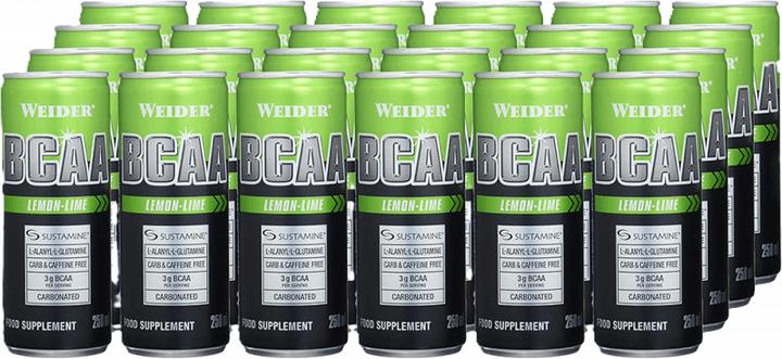 Weider BCAA Drink (Limette, Zitrone, 24x)