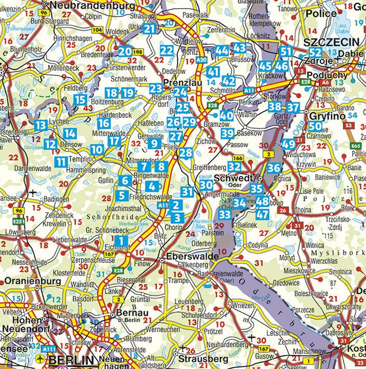 Produktbild Wanderführer / Uckermark (Deutsch, Gunnar Strunz, 2021)