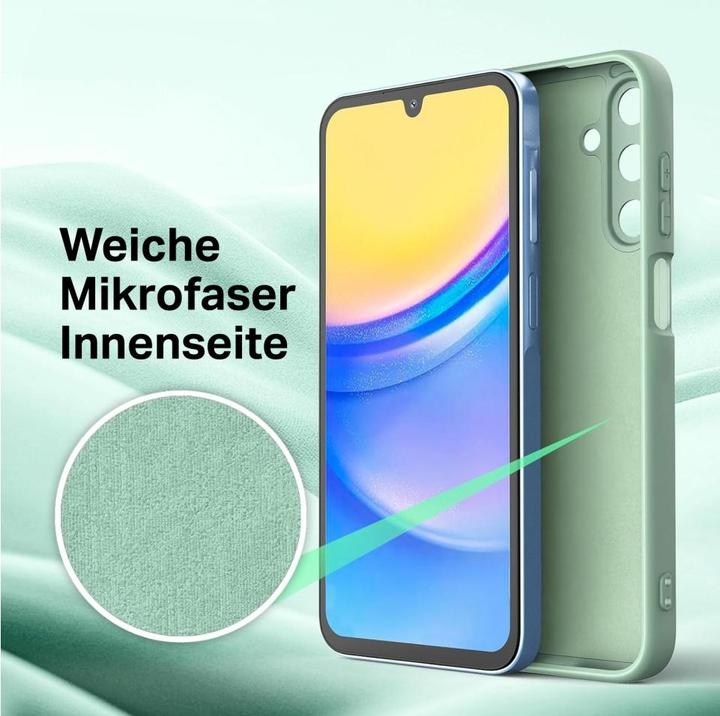 Actual product image Screenguard Samsung Galaxy A15 5G Liquid Silicone Case Cover (Samsung Galaxy A15 5G)