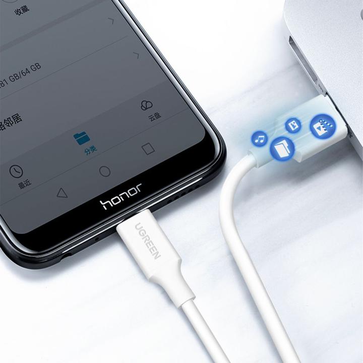 Produktbild Ugreen MicroUSB Lade und USB (0.50 m, USB 2.0)