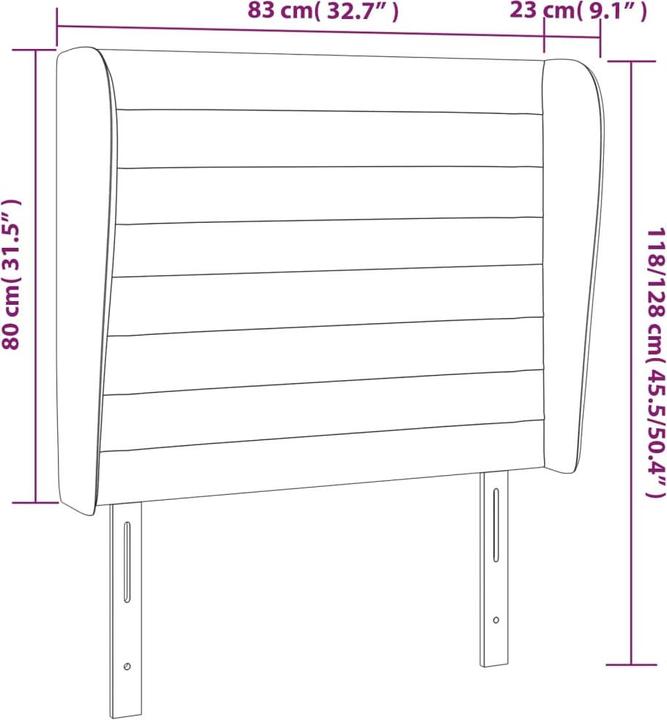 Produktbild vidaXL Freya (83 x 23 x 88 cm)