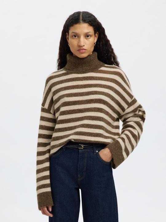 Produktbild Selected Femme Slflulu Ls Knit Roll Neck Noos (S)