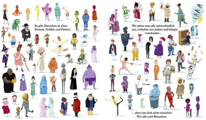 Produktbild Hier sind wir (Deutsch, Oliver Jeffers, 2018)
