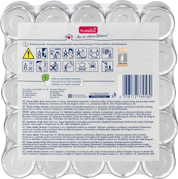 Actual product image dm Profissimo Alu (50 pcs.)