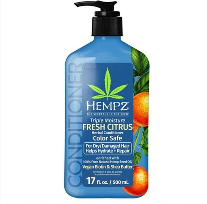 Hempz Biotin Conditioner Triple Moisture Fresh Citrus Peach & Grapefruit