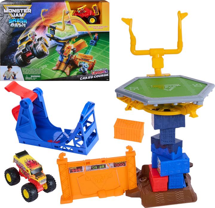 Produktbild Nobrand Monster Jam 1:64 Smash And Bash Crash Course Set