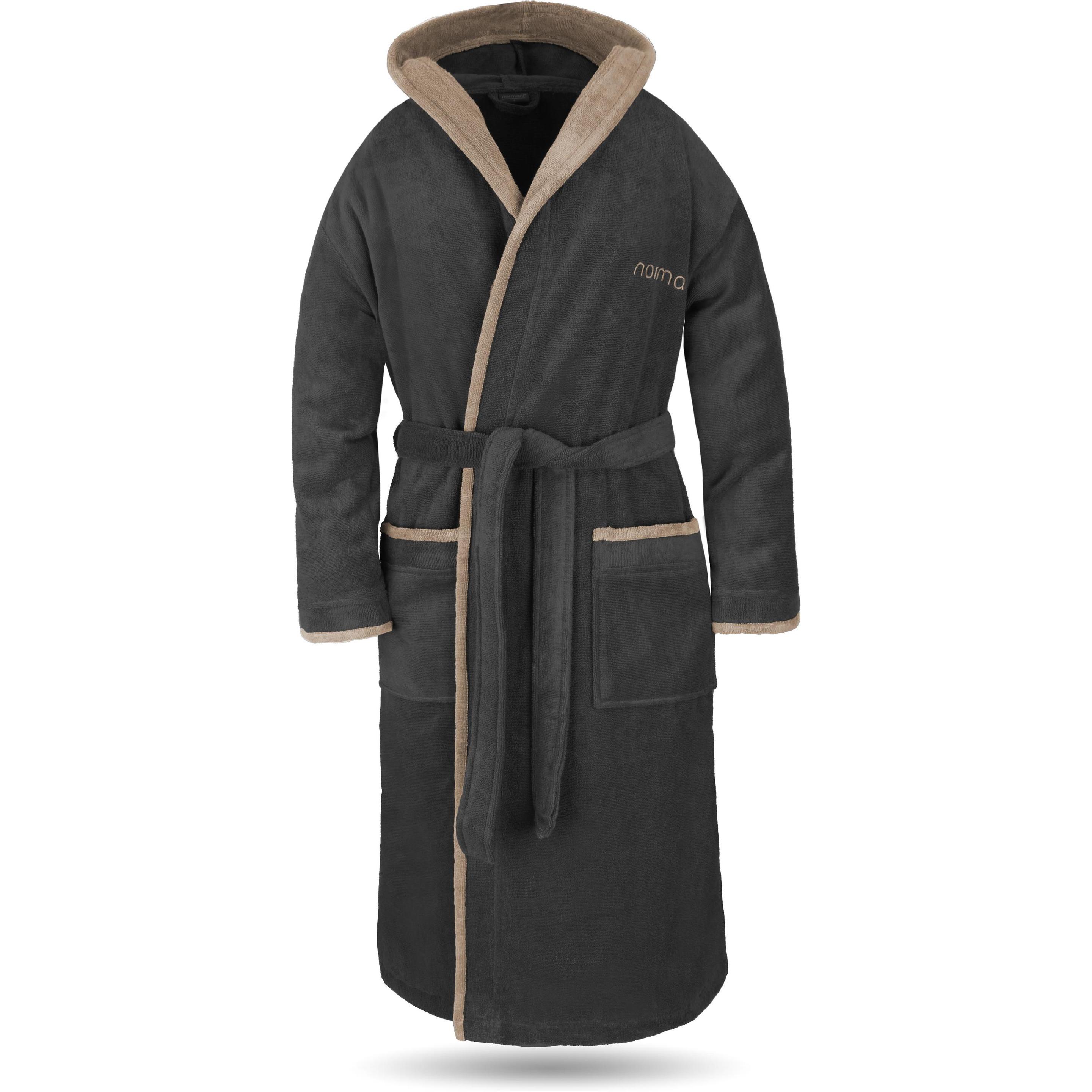 Normani, Bademantel, Damen Wellness-Bademantel aus 100% Baumwolle (XXL)