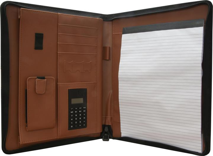 Actual product image Ecobra Conference folder Elite with zip Design: for right- and left-handers, for: DIN A4 oversize (A4, 1 x)