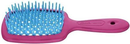 Corpo fucsia con riccio turchese