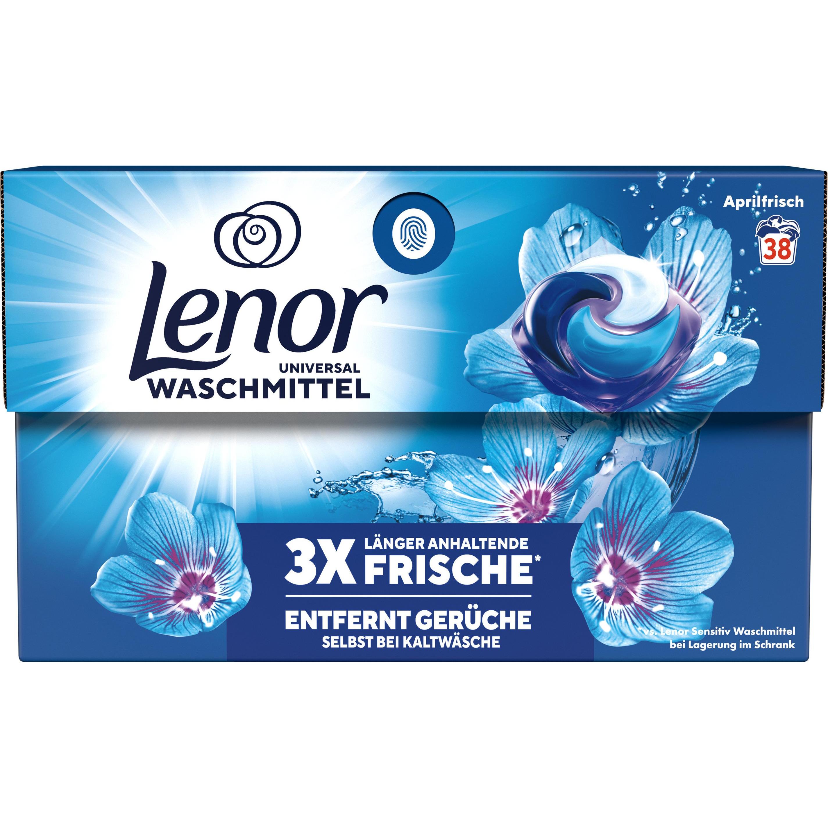 Lenor PODS Aprilfrisch, Waschmittel + Textilpflege
