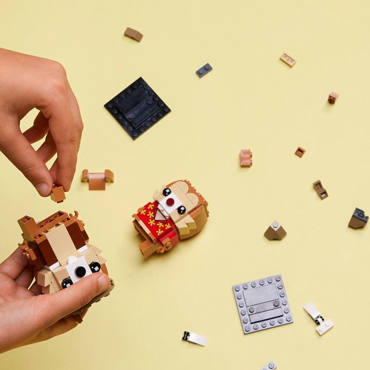 Image du produit LEGO BrickHeadz Chip & Chap 40550 (40550, LEGO Disney, LEGO difficiles à trouver)