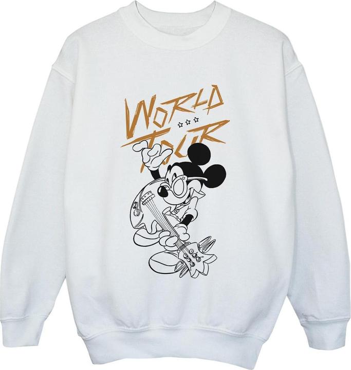 Actual product image Disney Boys Mickey Mouse World Tour Line Sweatshirt (104)