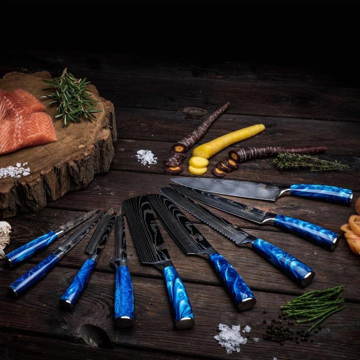 Produktbild Küchenkompane 8-teiliges Messerset mit Messerblock