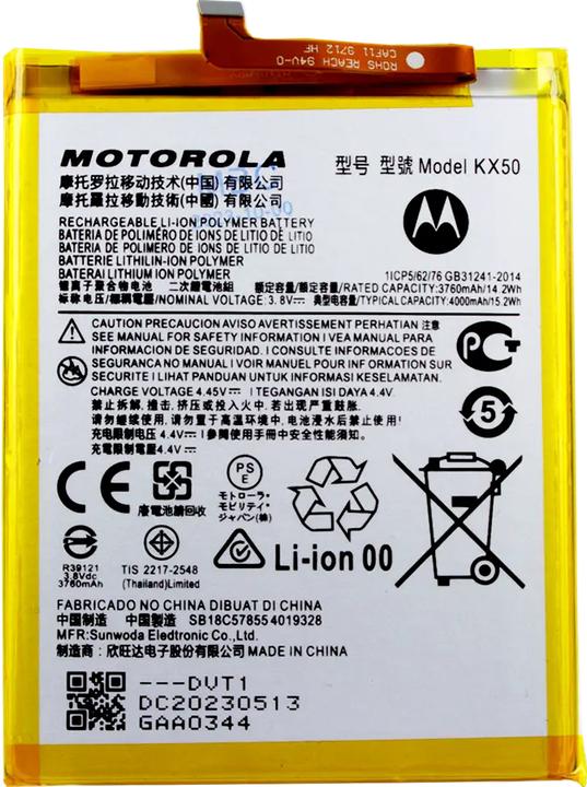 Actual product image Motorola Li-Polymer Battery KX50 for Moto G Pro SB18C57819