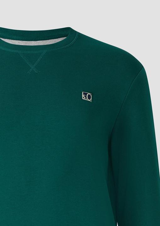 Produktbild s.Oliver Sweatshirt Sweatshirt aus Baumwollmix mit Crew Neck (3XL)