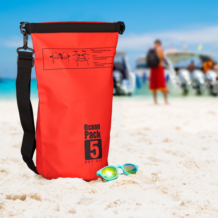 Immagine prodotto Relaxdays Zaino impermeabile ocean pack 5L (5 l)