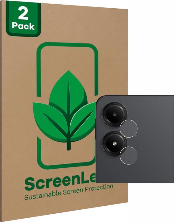 ScreenLeaf Schutzfolie nachhaltiger Displayschutz Displayschutzfolie Folie Klar Transparent (2 Stk., Xiaomi Redmi Pad Pro)