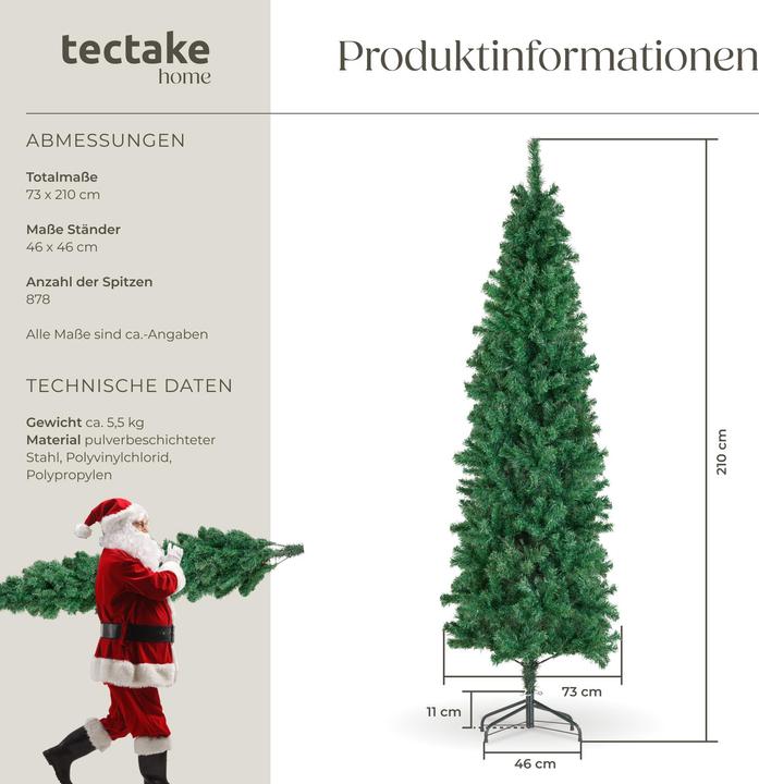 Actual product image tectake Comet (210 cm)
