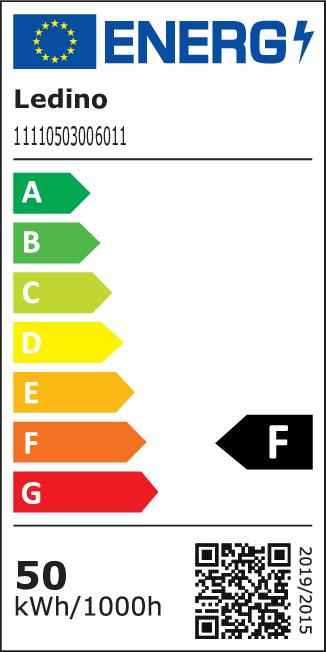 Energy Label Ledino LED spotlight Charlottenburg (2520 lm, IP65)